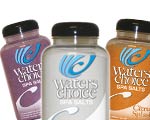 Waters Choice spa fragrance and spa salts
