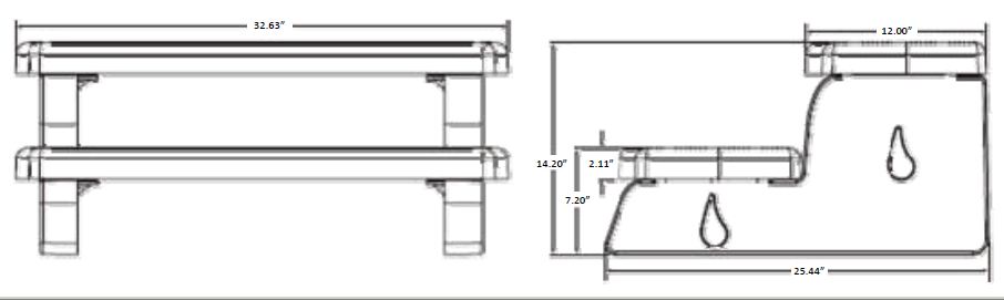 hot tub steps measurements